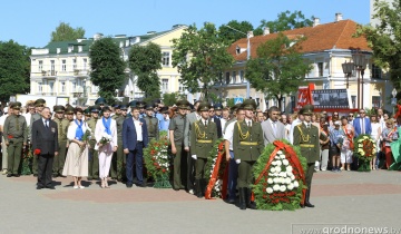 В Гродно прошел митинг, посвященный Дню всенародной памяти жертв Великой Отечественной войны